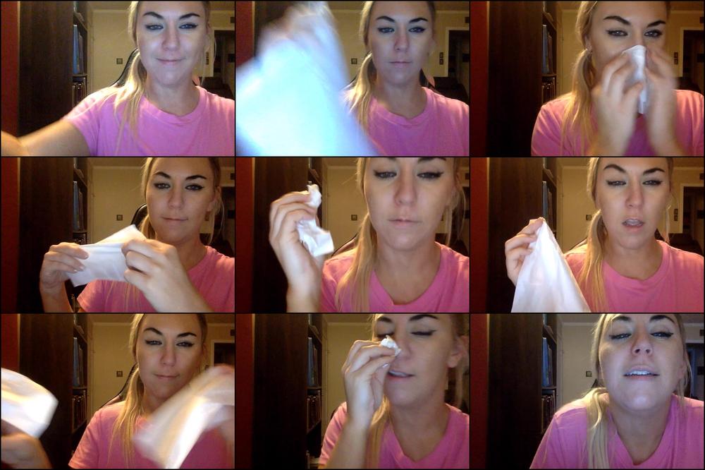 BLOWING NOSE FLUTES LOUD BIG ELEPHANT STYLE BLOWS hehe
