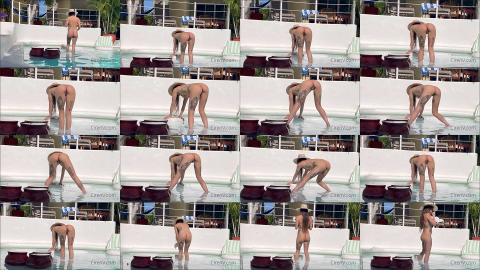 Ciren Verde Hotwife Nude At The Pool