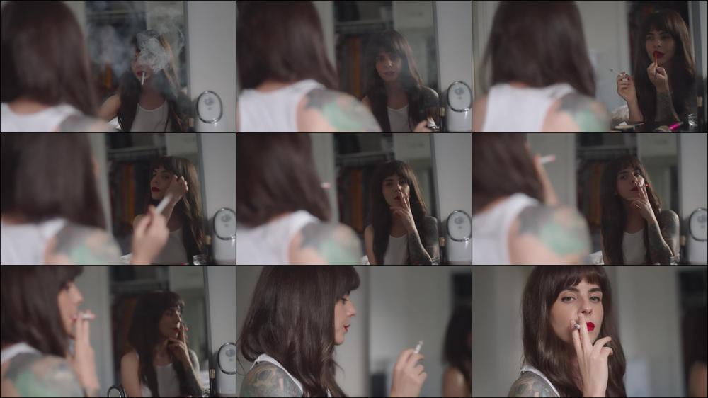 Smoking And Doing My Makeup
