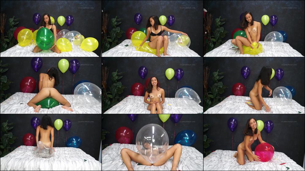 Josey Grinds and Pops Big Balloons