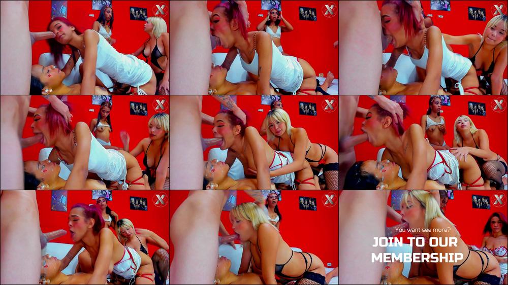 girls swallow dick whole without mercy! Show Drooling