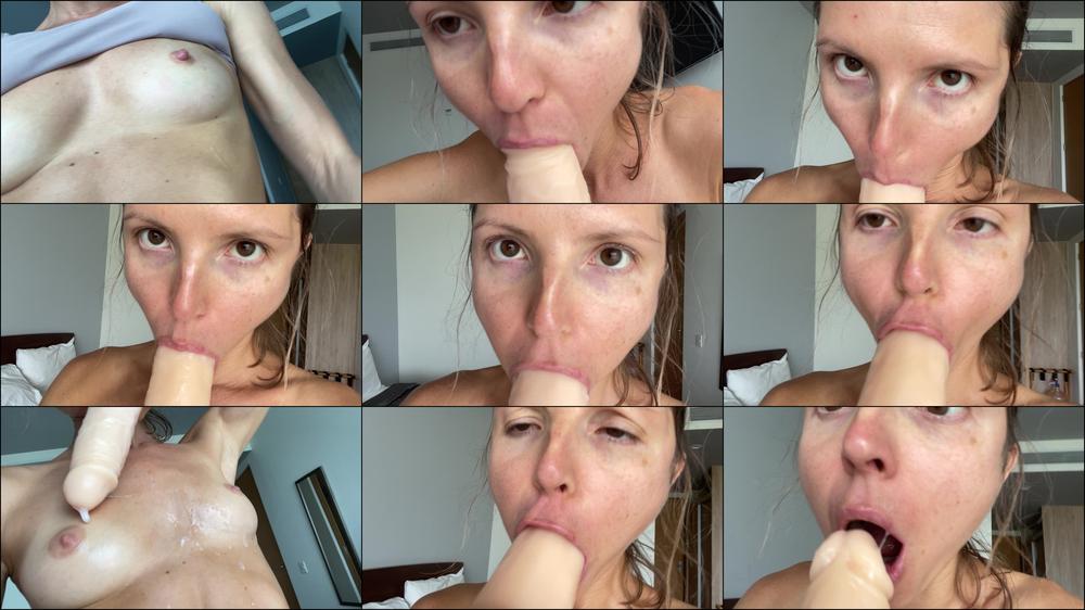 Saliva blowjob