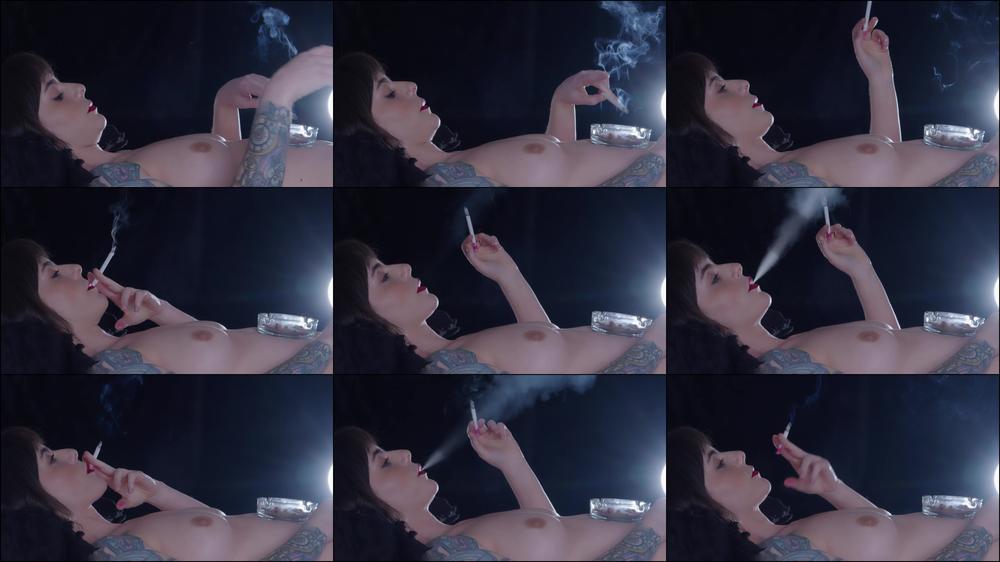 Smoking VS120s Laying Down