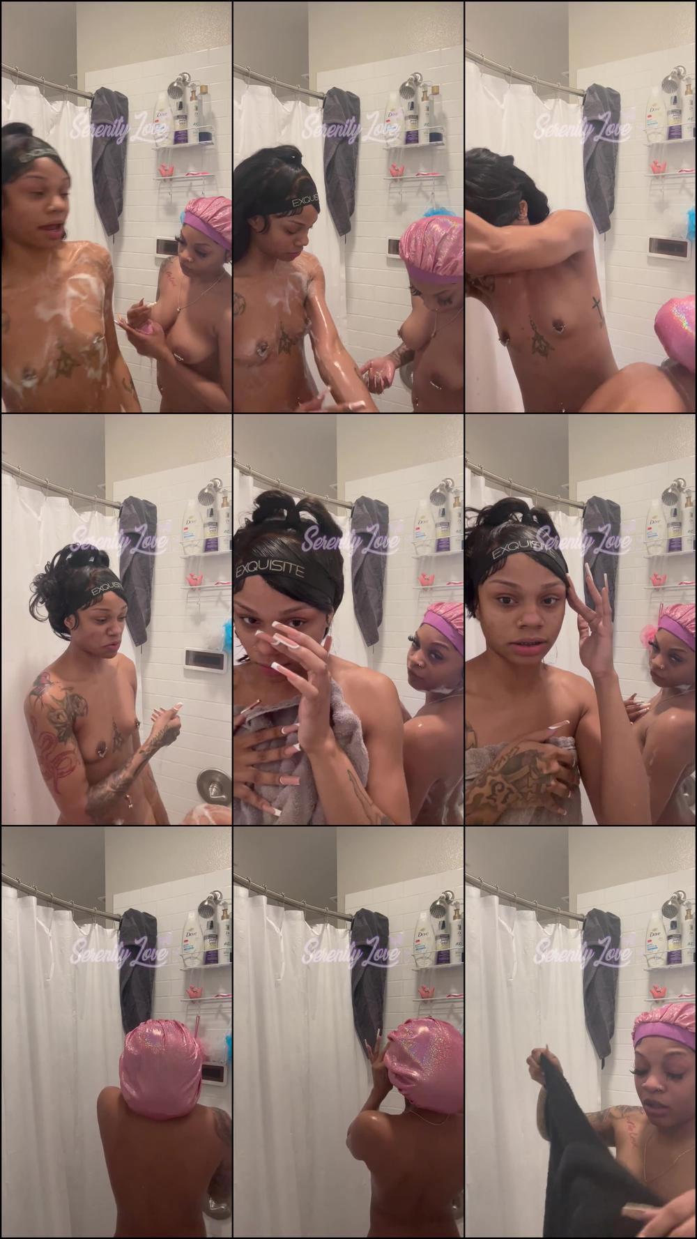 Renity Love - Lesbian Shower Time W Kash Officials - Manyvid