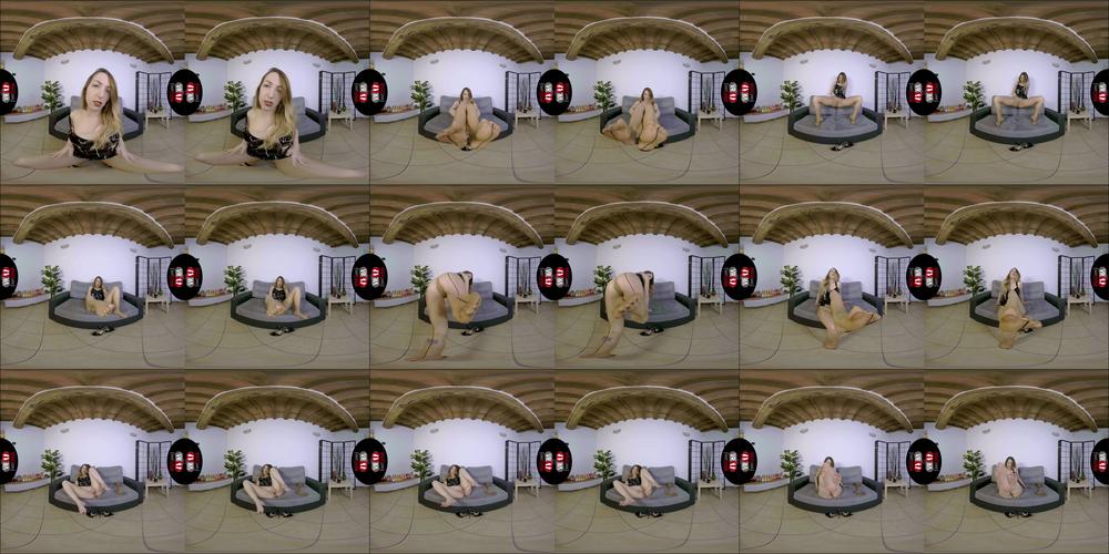 VR FOOT FETISH - Pvc-Clad Mistress Liz Rainbow In Pantyhose With Backseams - Vr 5K 60