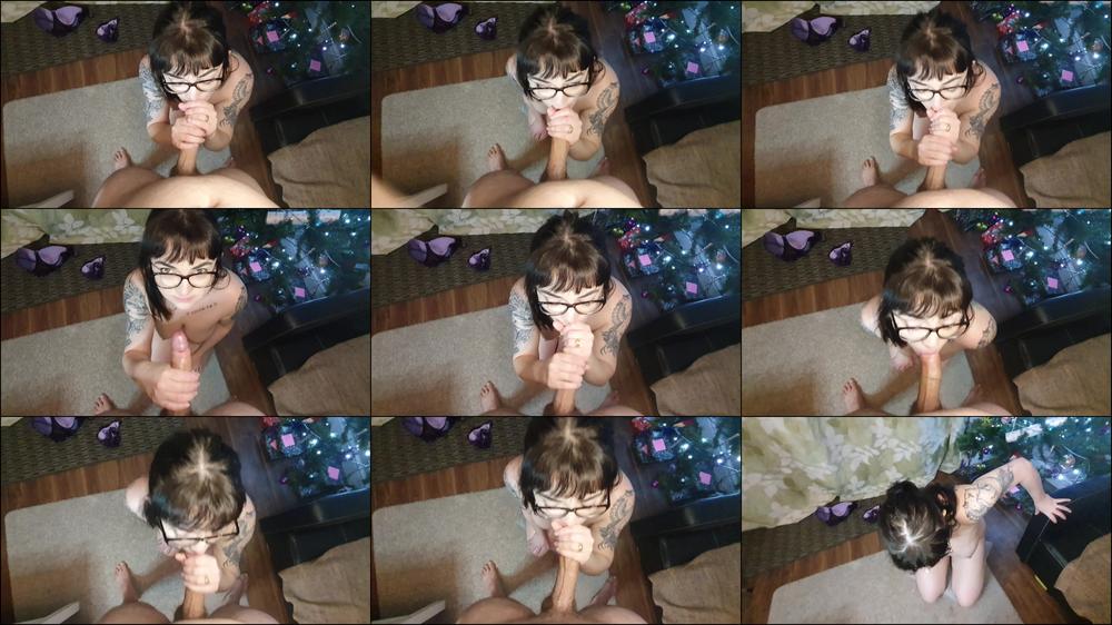 Christmas Blowjob and Facial POV view - December 26, 2021