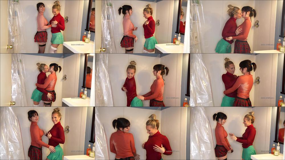 Bunny and Scarlett's Turtleneck Shower
