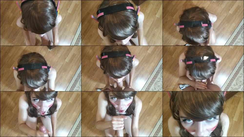 D.VA Cosplay - POV Blowjob - Jul 9, 2020