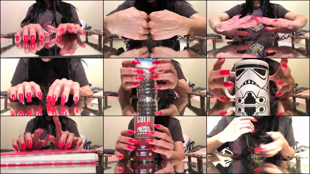 Long nails Tapping and Scratching