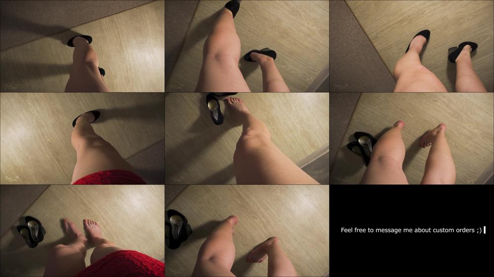 POV Teasing Long Legs And Calves In High Heels