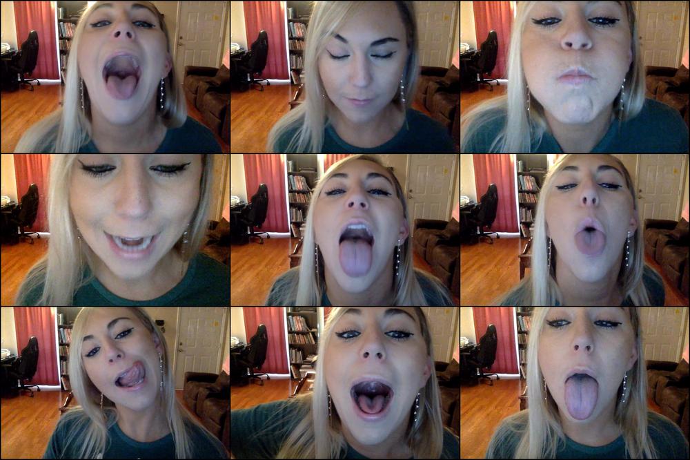 OPEN WIDEE *SHOWING OFF MY TONGUE and TONSILS * AHHH