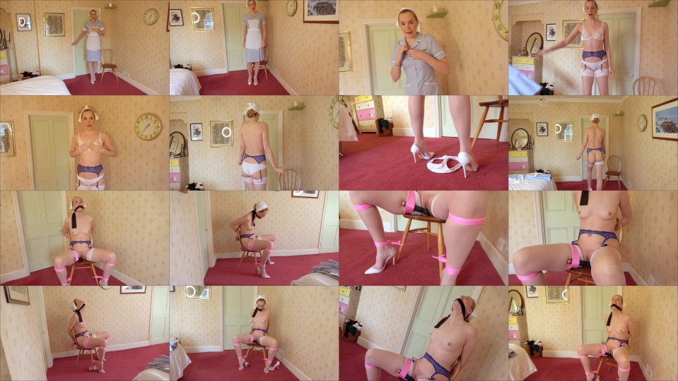 Ariel Anderssen Vintage Nurse Made To Strip And Cum