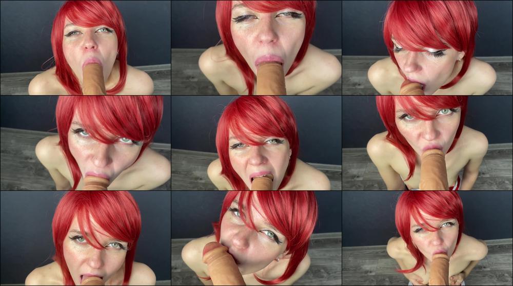 Erza Scarlet Cosplay - POV Blowjob - Apr 13, 2022