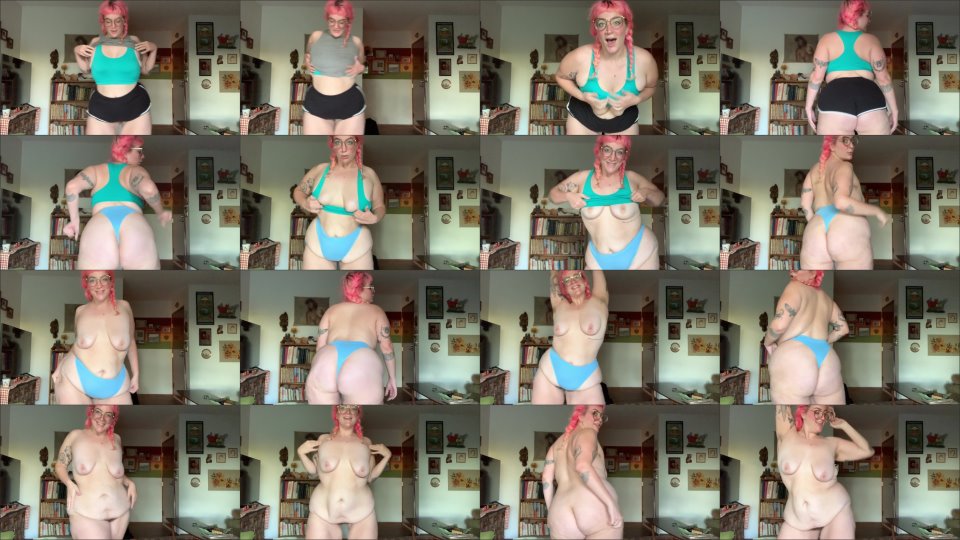 Ladypibb Stripping Off My Workout Clothes