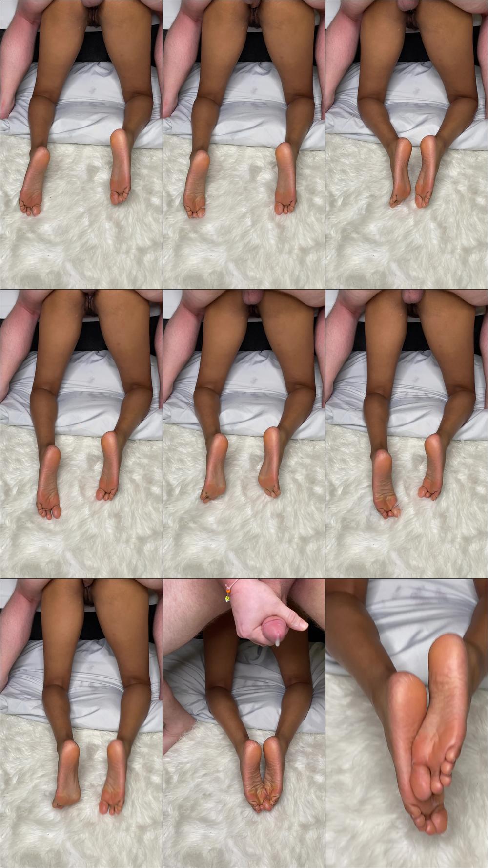 Doggy Feet Cum Shot