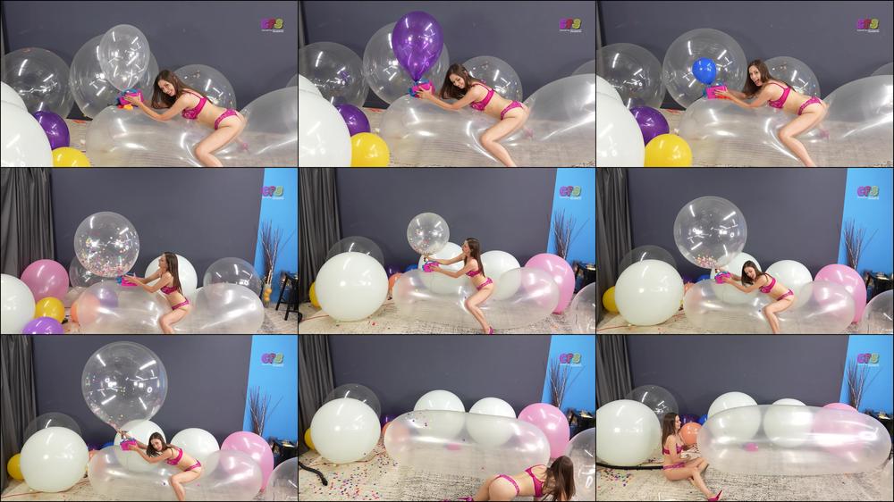 Madi Pump Pops Balloons While on MOAB