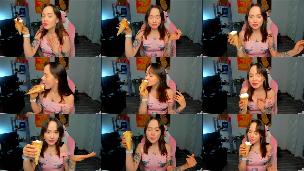 Eating sweet delicious ice cream - Feb 27, 2023