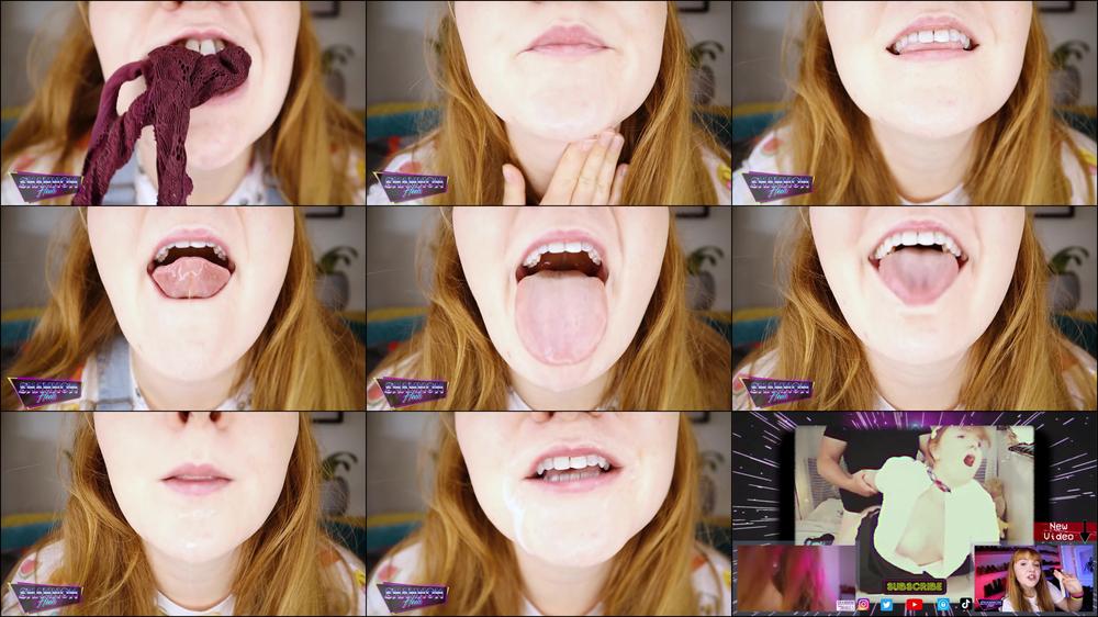 Close Up Spit Play Asmr