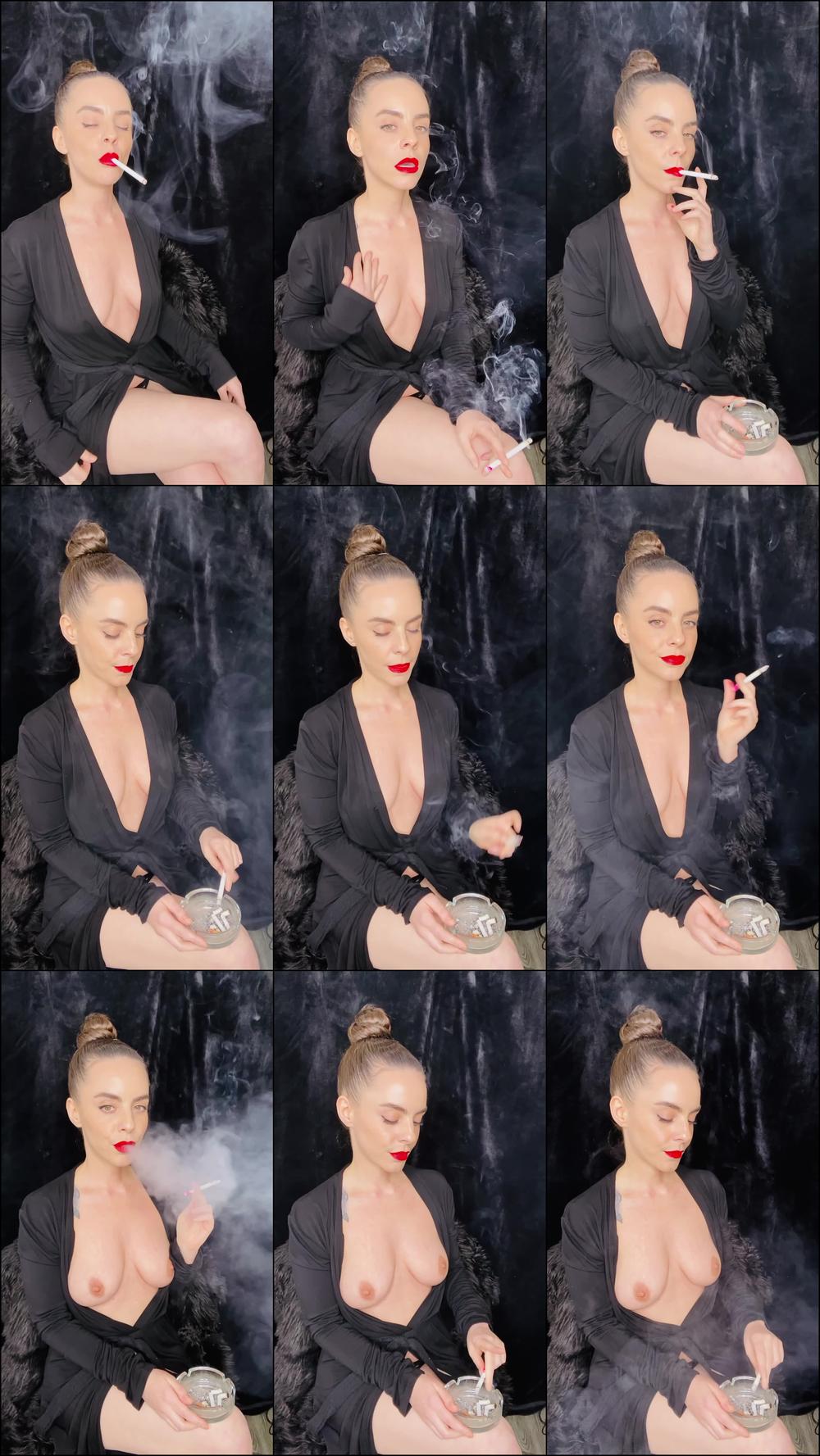 Smoking in Black Robe