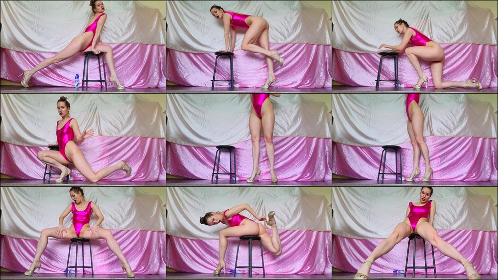 Pink Leotard Leg Strength Flex