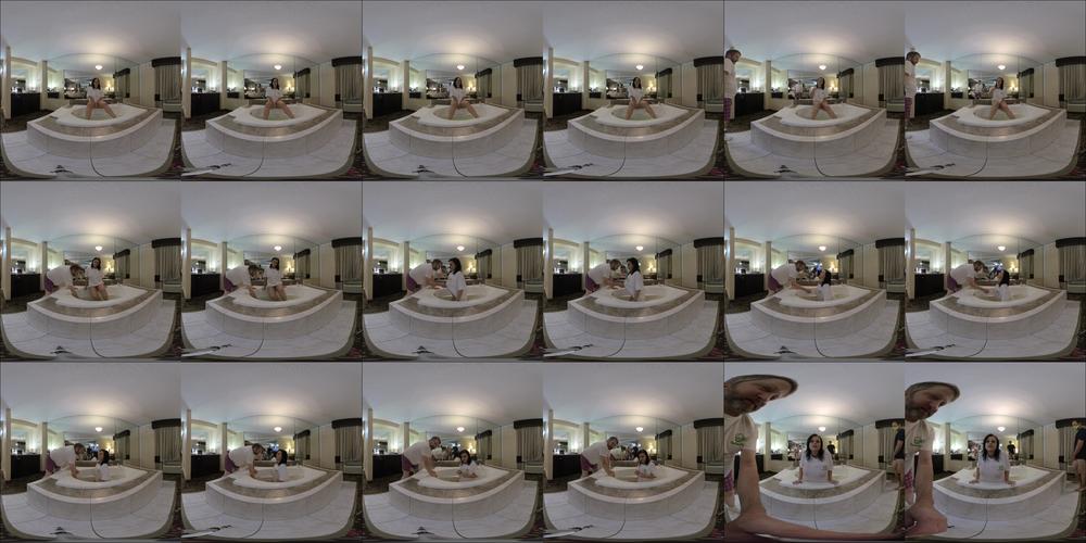 VR 3D Teaser of Nadia White GANGBANG
