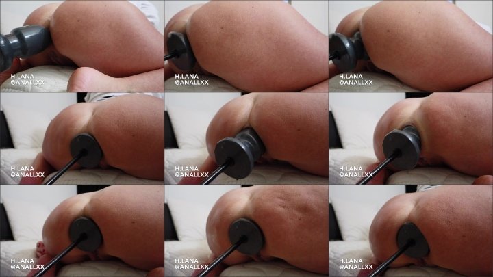 Helena Lana Huge Toy Destroys Her Asshole