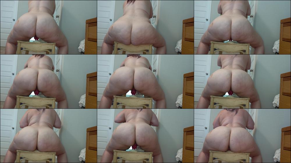 BBW K9 Slut Riding Fantasy Dildo