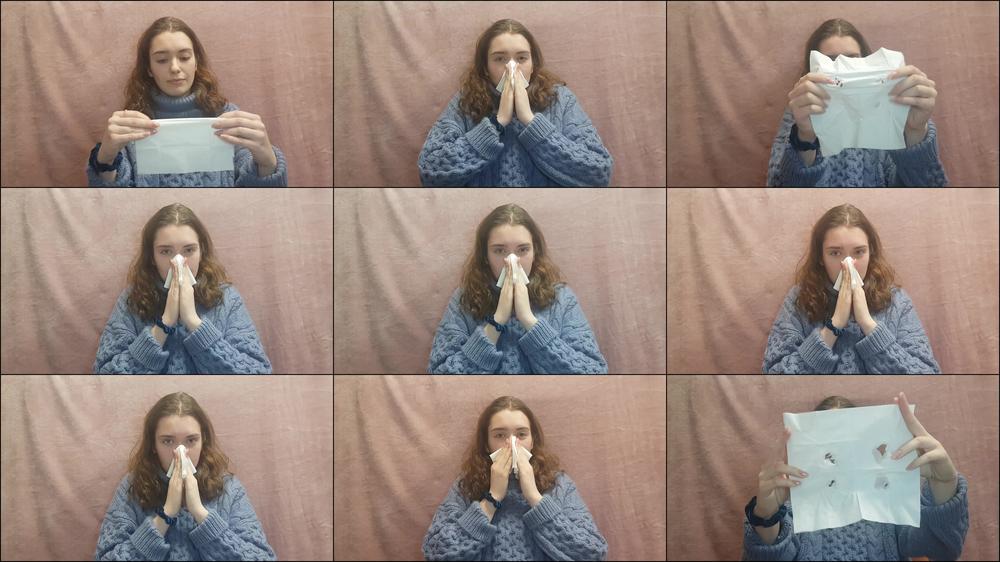 Wetschoolgirl Loud Honking Nose Blowing 1