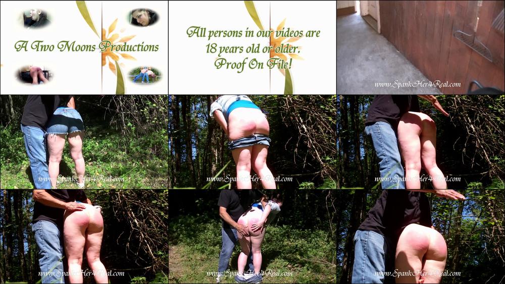 LeAnne Spanked in the Woods!