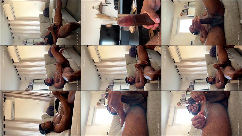 Sofa Solo Masturbation Cumshot
