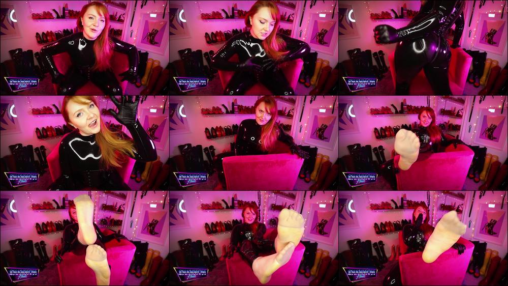Nylon Feet Latex Joi