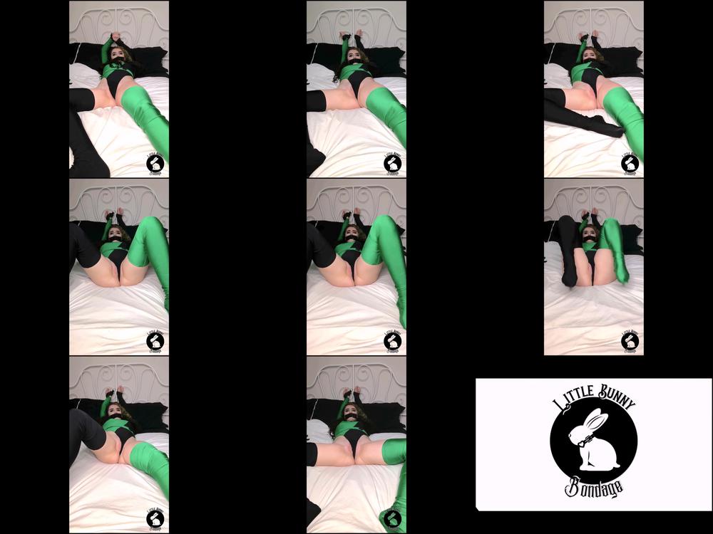 Shego Cuffed To The Bed Tape Gagged