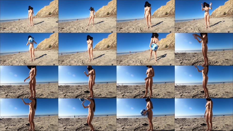 Shy Goth Nude Beach Ball
