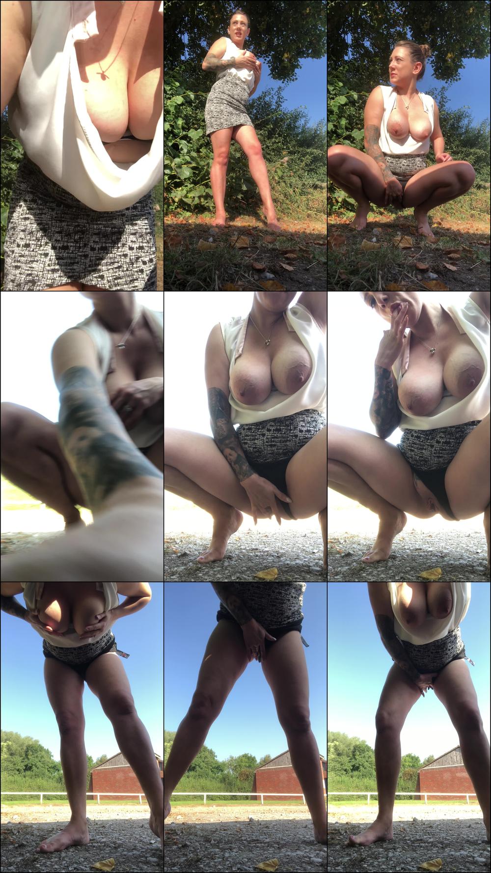 Risky Pussy Play Outside of My Car