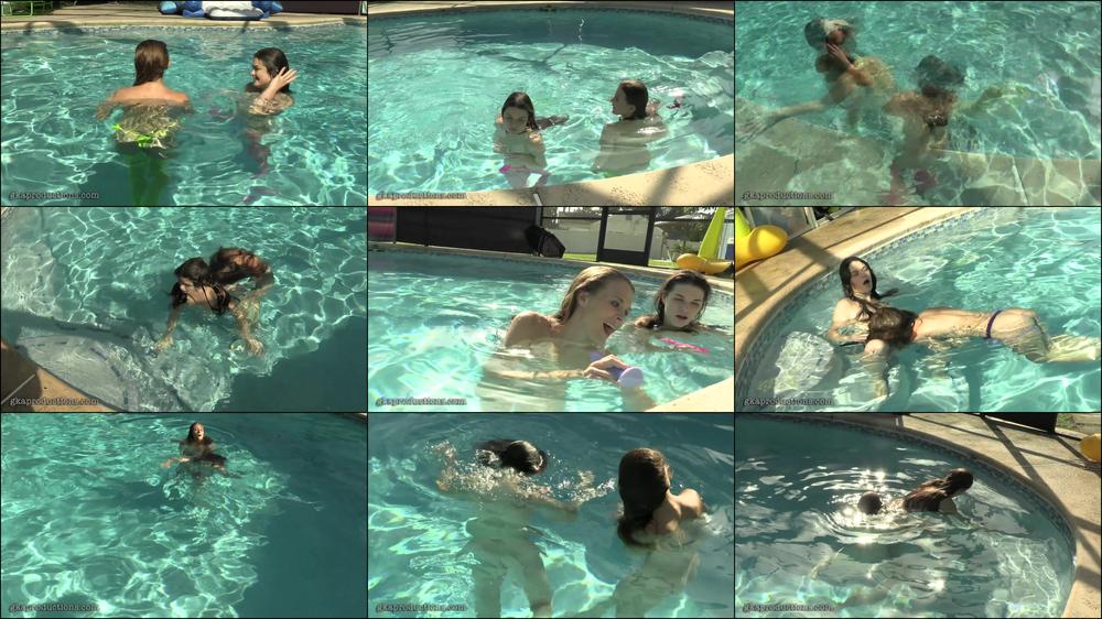 Anastasia & Kitty Sexy Swimming Lesbians