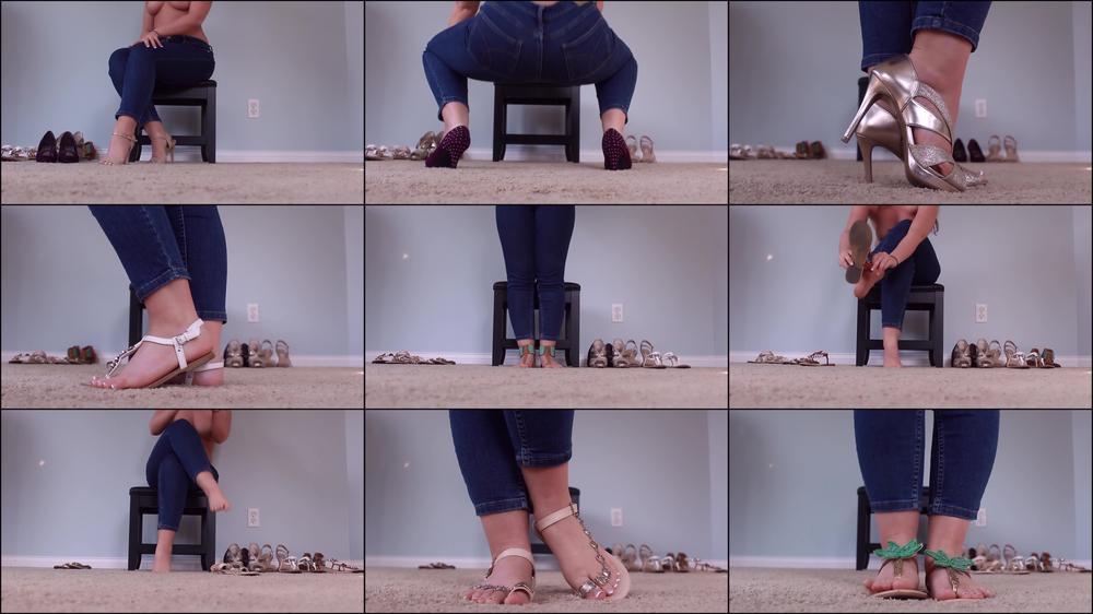 Trying on Heels Topless - November 28, 2018