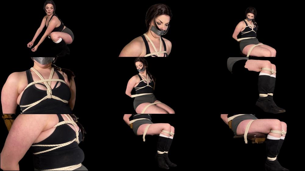 Lara Croft Cosplay Bondage Treasure Hunt