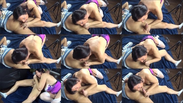 Naughty Christine A Merry Blowjob