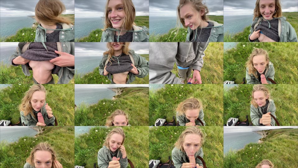 Kwgirlx Blowjob And A Stunning View