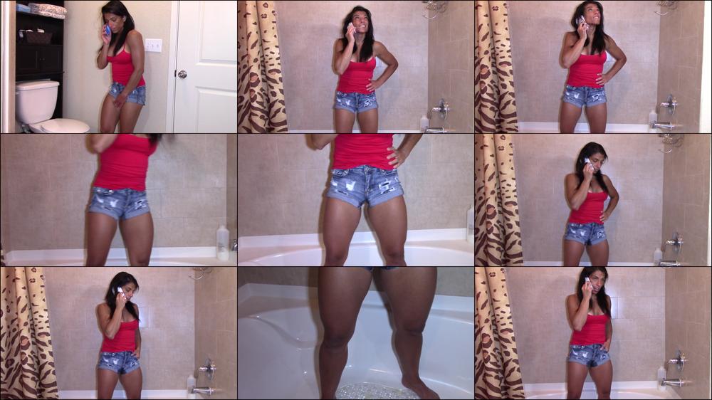 Peeing in the tub