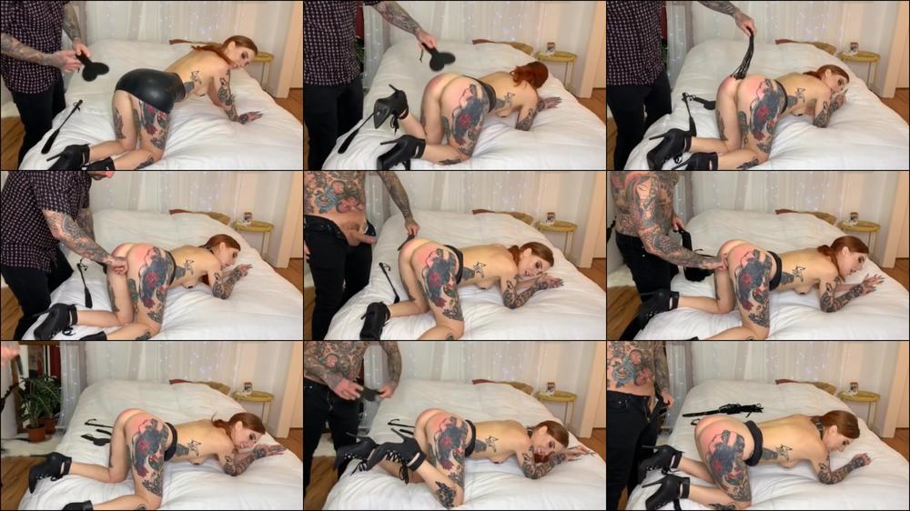 Sub Scarlett Spanking Only