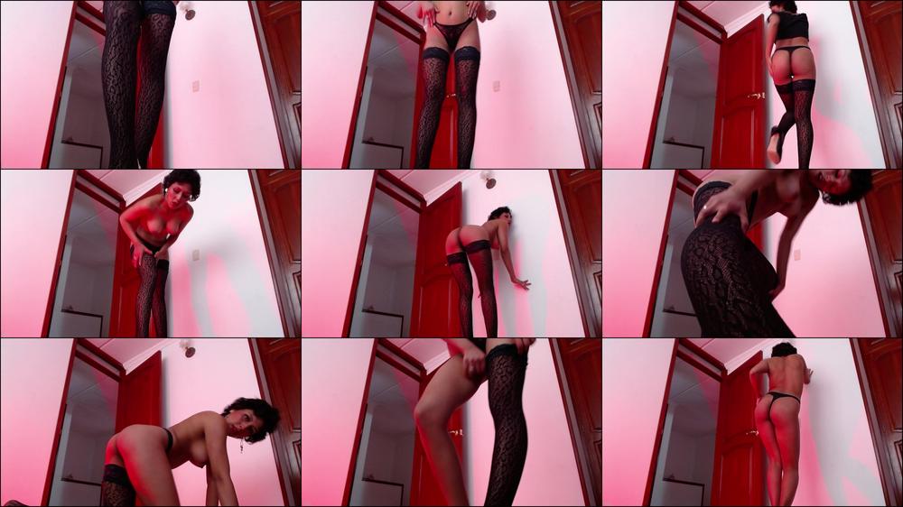 stockings striptease