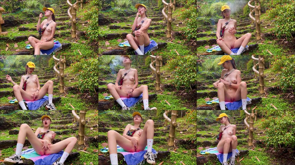 Weed Outdoor Masturbation