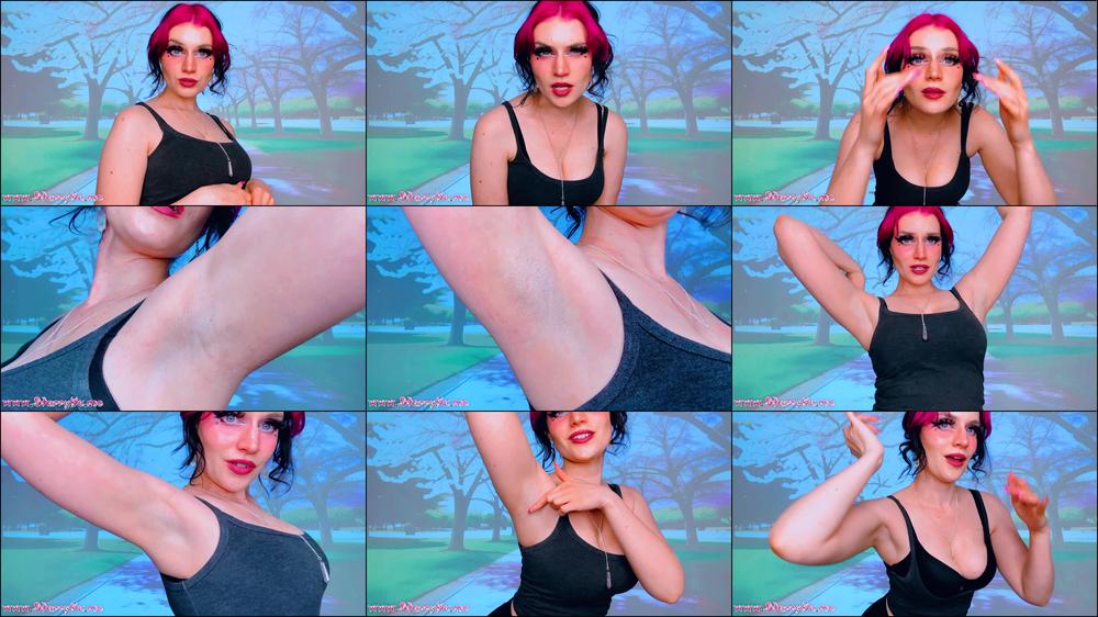 Sweaty Armpit Worship at the Park