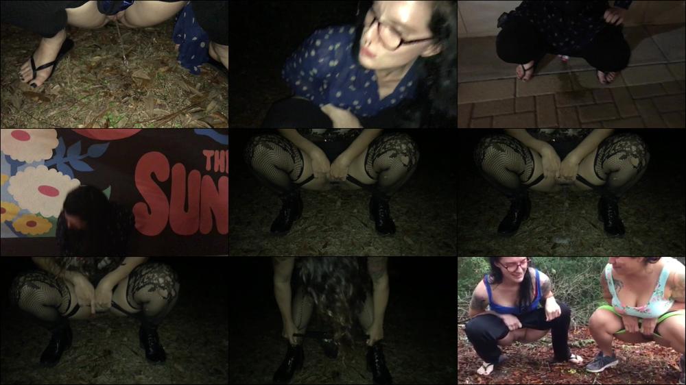 Public Outdoor Peeing with EllieBoulder - February 22, 2018