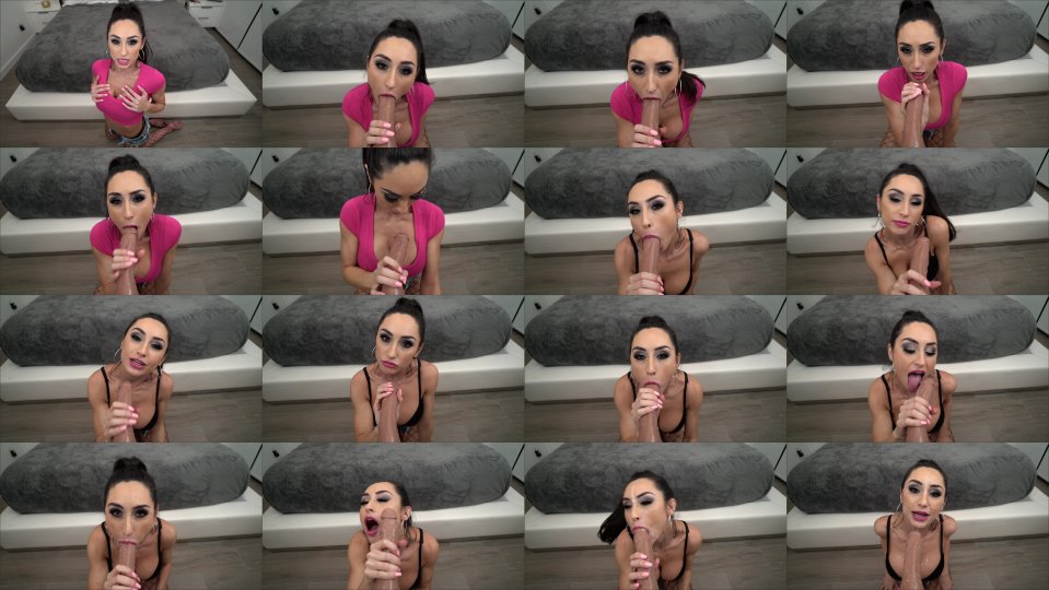 Reya Sunshine Covered In Cum Huge Cock Sloppy Bj 4K