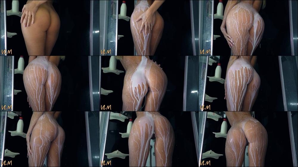 Milk shower on my big ass - Mar 8, 2020