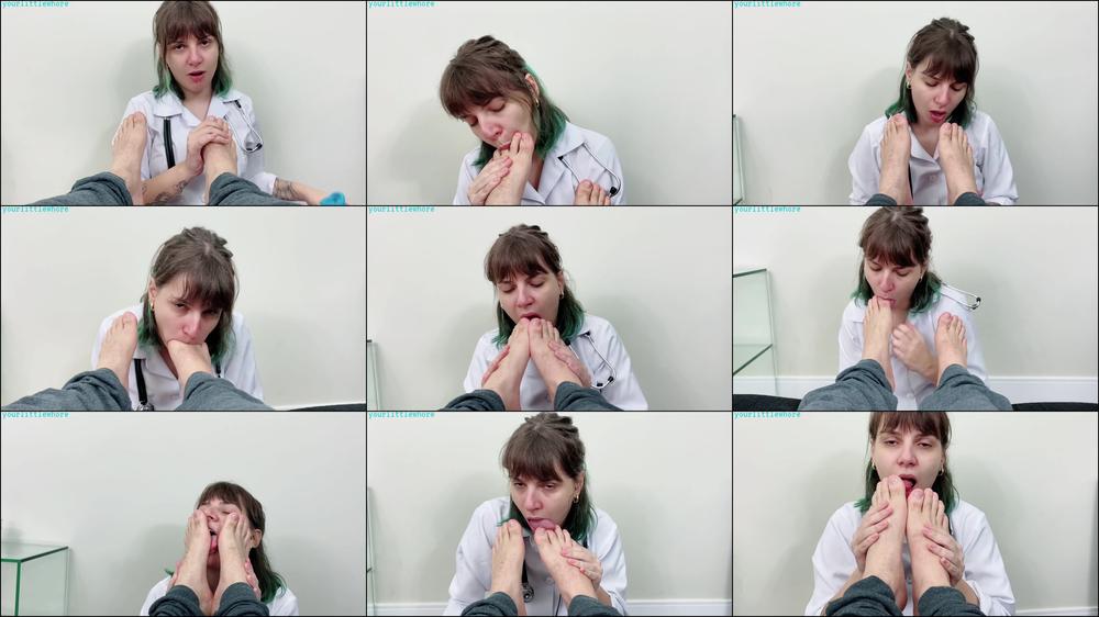 Nurse Lily Examinates Your Feet