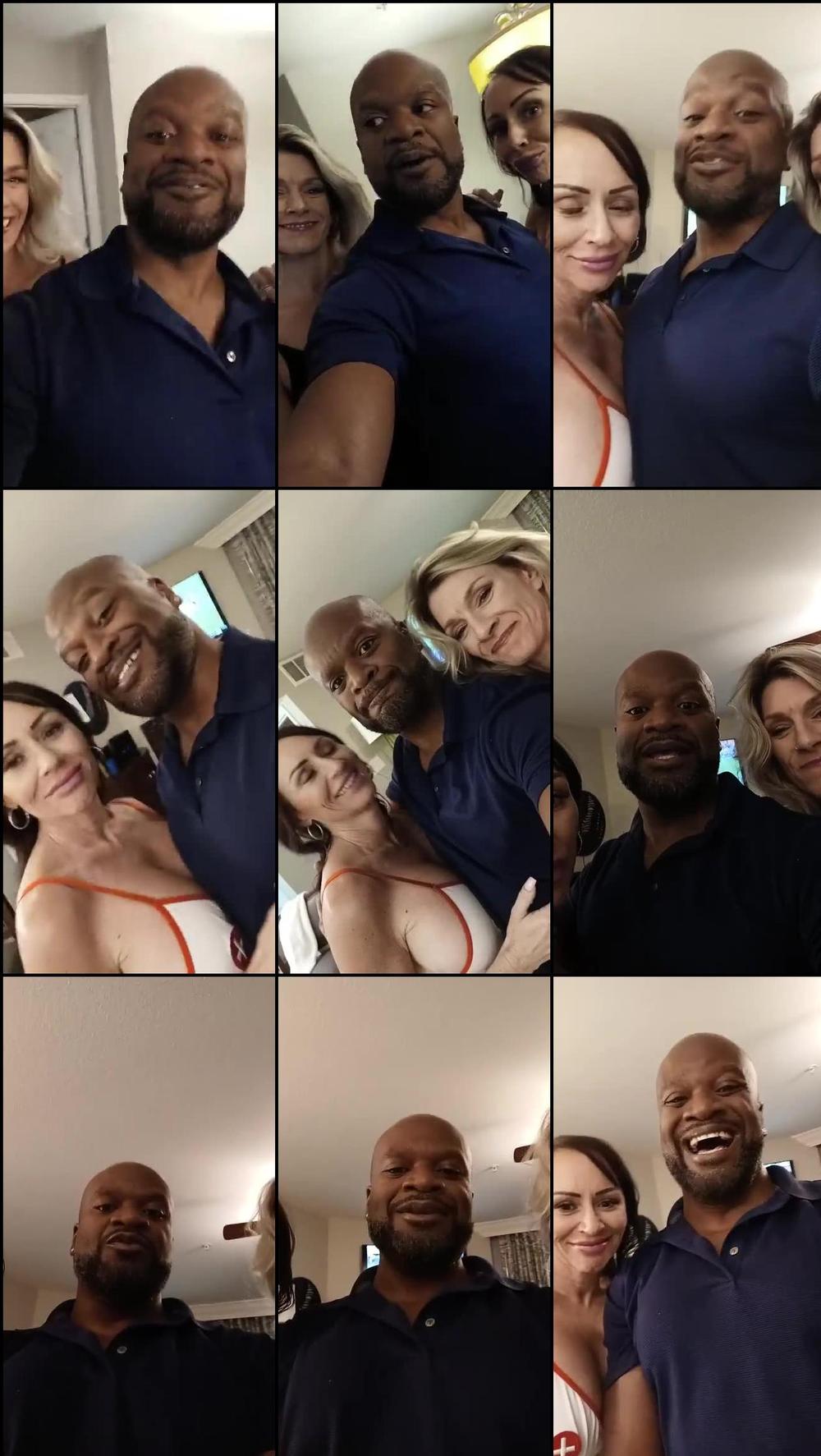 Doc Chocolate fucks Charlie & Karissa in 3some - August 25, 2024