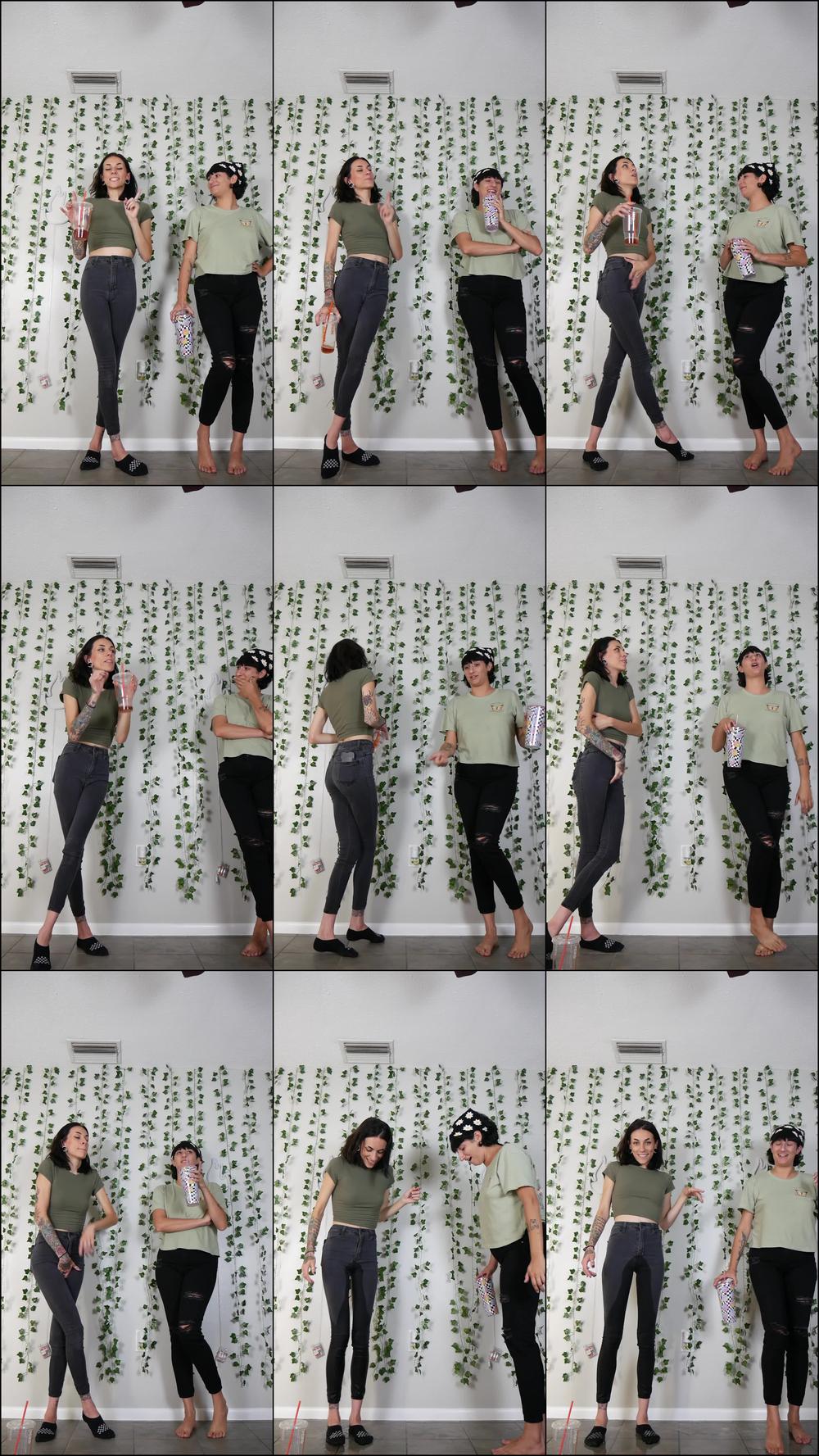 Double Black Jeans Wetting - August 12, 2023